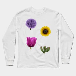 Beautiful Flowers Selection Pack Long Sleeve T-Shirt